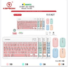  - Teclado    Cod. Teclado e Mouse Sem Fio BT KA-685 B